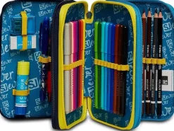 Sj Gang Astuccio scuola 3 zip SJ Ever Player Boy< Astucci