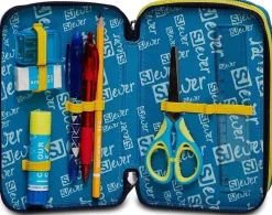 Sj Gang Astuccio scuola 3 zip SJ Ever Player Boy< Astucci