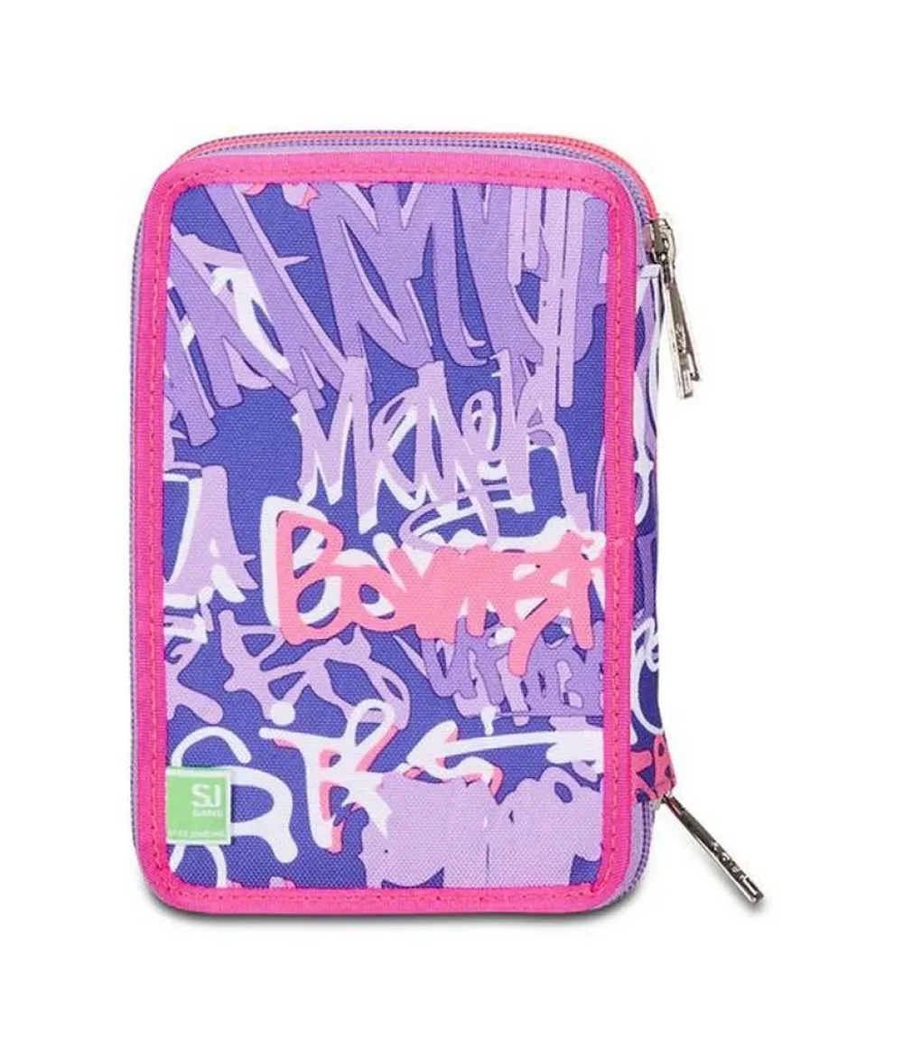 Sj Gang Astuccio scuola 3 zip SJ Sphere Full Girl< Astucci