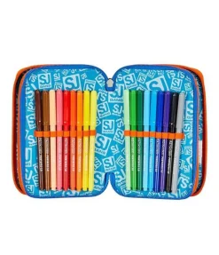 Sj Gang Astuccio scuola 3 zip SJ Sphere Full Boy< Astucci