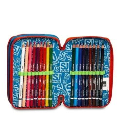 Sj Gang Astuccio scuola 3 zip SJ Trickflip Boy< Astucci