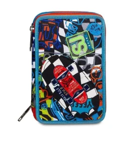 Sj Gang Astuccio scuola 3 zip SJ Trickflip Boy< Astucci