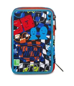 Sj Gang Astuccio scuola 3 zip SJ Trickflip Boy< Astucci
