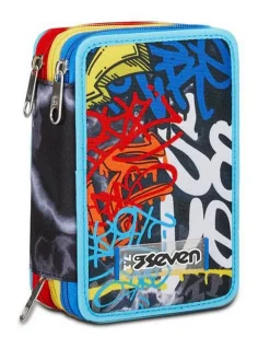 Seven Astuccio scuola 3 zip Mark On Boy< Astucci