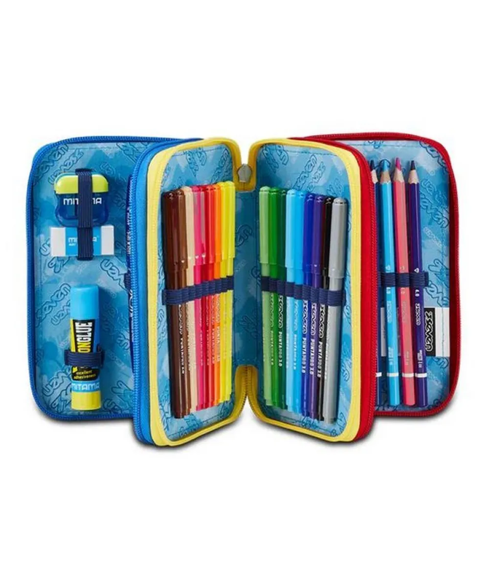 Seven Astuccio scuola 3 zip Mark On Boy< Astucci