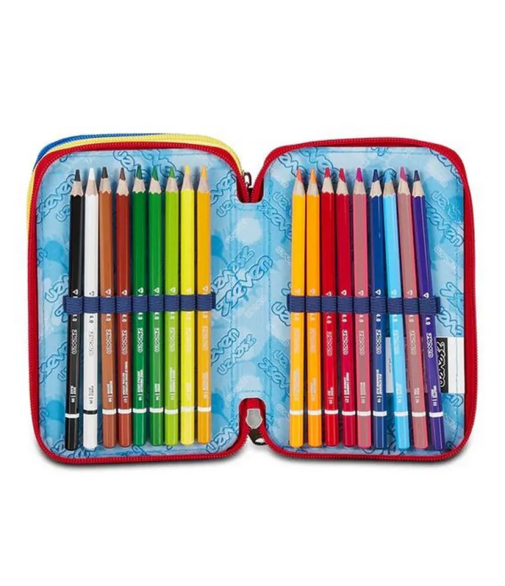 Seven Astuccio scuola 3 zip Mark On Boy< Astucci