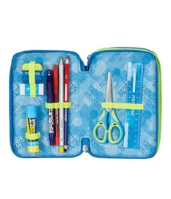 Seven Astuccio scuola 3 zip Multi-Shade Boy< Astucci