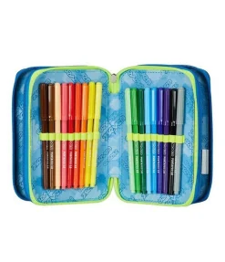 Seven Astuccio scuola 3 zip Multi-Shade Boy< Astucci