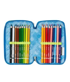 Seven Astuccio scuola 3 zip Multi-Shade Boy< Astucci