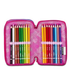 Seven Astuccio scuola 3 zip Draft Heart< Astucci