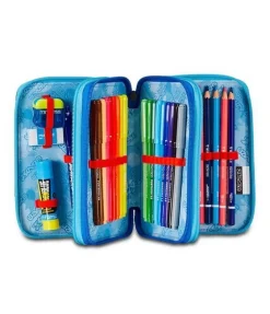 Seven Astuccio scuola 3 zip Mapset Boy< Astucci