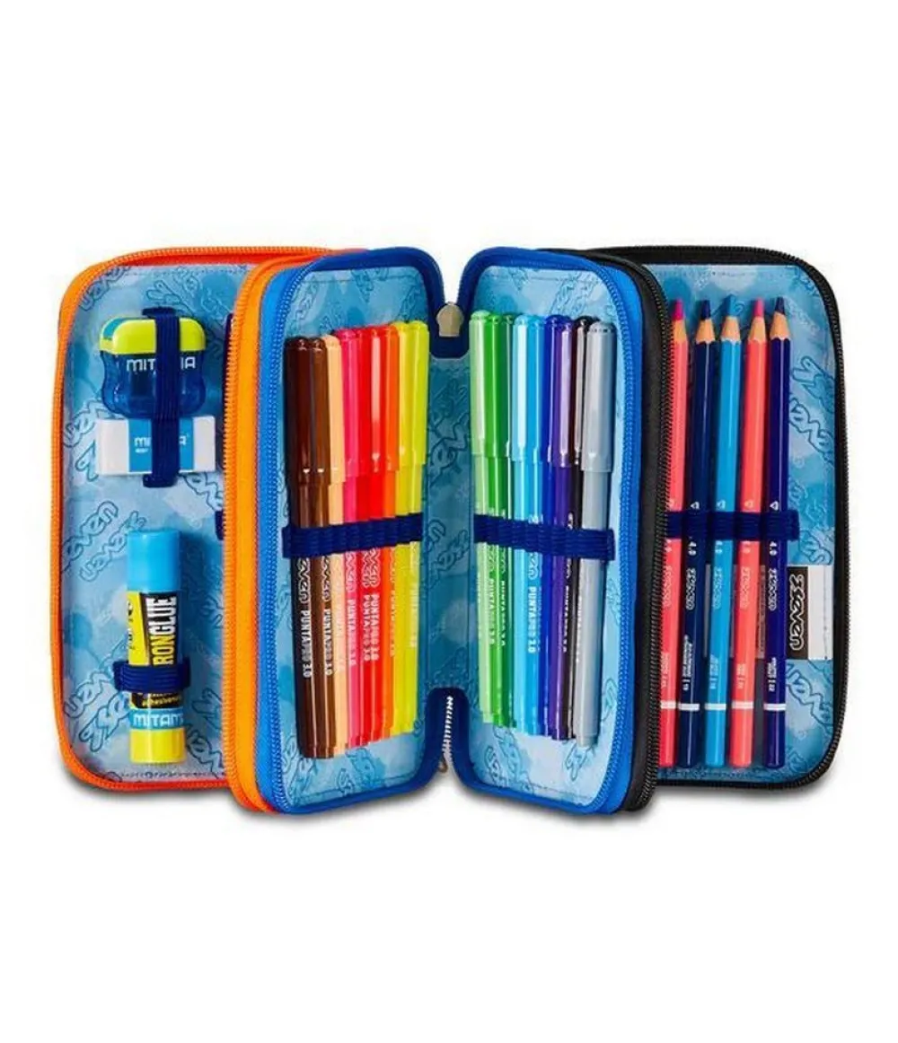 Seven Astuccio scuola 3 zip Shadefull Boy< Astucci