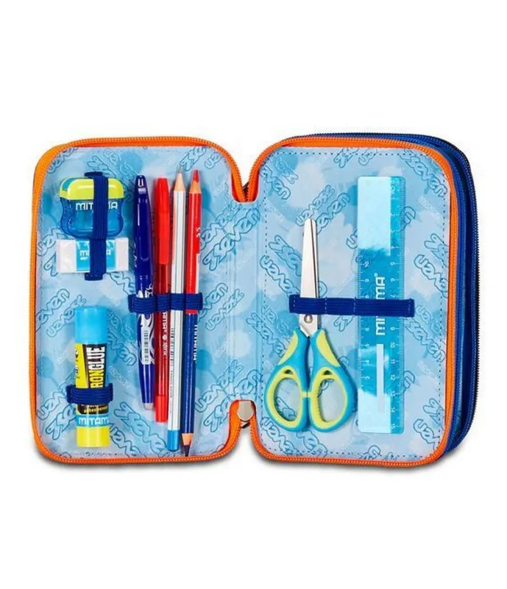 Seven Astuccio scuola 3 zip Shadefull Boy< Astucci