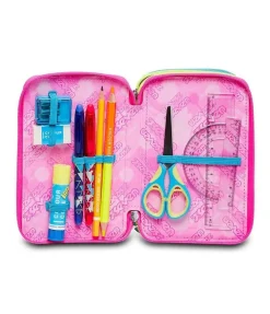 Seven Astuccio scuola 3 zip Colour Expression< Astucci