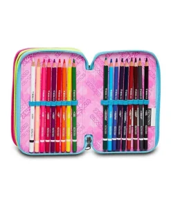 Seven Astuccio scuola 3 zip Colour Expression< Astucci