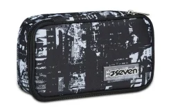 Seven Astuccio scuola Quick Case Freethink Boy Jet Black< Astucci