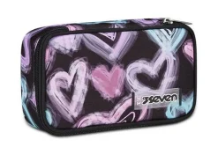 Seven Astuccio scuola Quick Case Freethink Girl Jet Black< Astucci