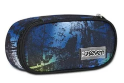 Seven Astuccio scuola Round Plus Freethink Boy Ocean blue< Astucci