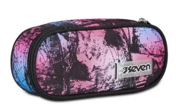 Seven Astuccio scuola Round Plus Freethink Girl Raspberry Rose< Astucci