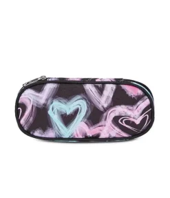 Seven Astuccio scuola Round Plus Freethink Girl Jet Black< Astucci