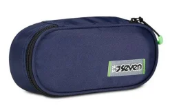 Seven Astuccio scuola Round Plus Freethink Blue Deep< Astucci