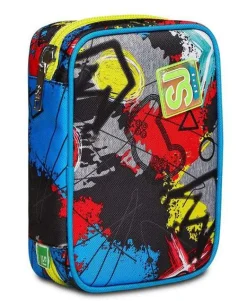 Sj Gang Astuccio scuola SJ Speed Pad Glitzled Boy< Astucci