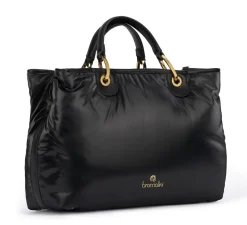 Braccialini Borsa a mano Beth Puffy Nera<Donna Borse A Mano