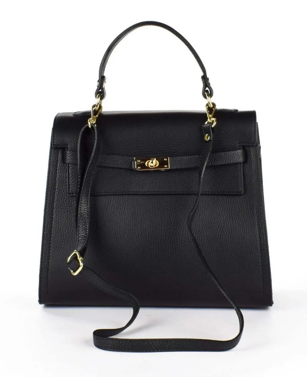 Pronto Moda Borsa a mano e tracolla 20155 Nero<Donna Borse A Mano
