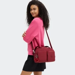 Kipling Borsa a mano e tracolla Cool Defea Funky Red<Donna Borse A Mano|Borse A Tracolla