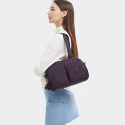 Kipling Borsa a mano e tracolla Cool Defea Ultimate Plum<Donna Borse A Mano|Borse A Tracolla