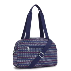 Kipling Borsa a mano e tracolla Cool Defea Blue Geo Print<Donna Borse A Mano|Borse A Tracolla