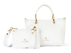 Braccialini Borsa a mano piccola Beth Puffy Bianca<Donna Borse A Mano