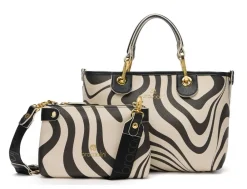 Braccialini Borsa a mano piccola Beth Print Zebra<Donna Borse A Mano