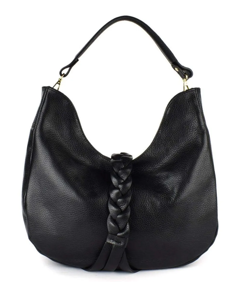 Pronto Moda Borsa a spalla e tracolla20120 Nera<Donna Borse A Tracolla