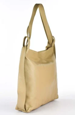 Pronto Moda Borsa a spalla e zaino 20141 Ecrù<Donna Zaini Donna|Borse A Tracolla