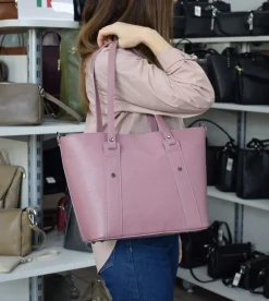 Pronto Moda Borsa a spalla in pelle 20156<Donna Borse A Tracolla