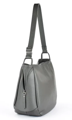 Pronto Moda Borsa a tracolla 20089 Grigia<Donna Borse A Tracolla