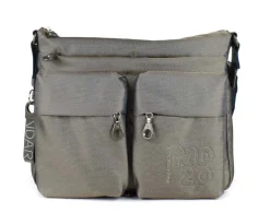 Mandarina Duck Borsa a tracolla espandibile MD20 MTX6 Sage Gray<Donna Borse A Tracolla