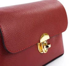 Pronto Moda Borsa a tracolla in pelle 20001 Rossa<Donna Borse A Tracolla