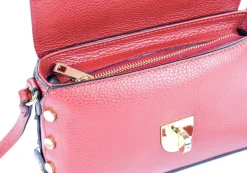 Pronto Moda Borsa a tracolla in pelle 20001 Rossa<Donna Borse A Tracolla