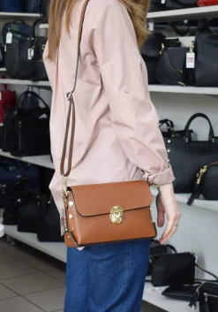 Pronto Moda Borsa a tracolla in pelle 20001<Donna Borse A Tracolla