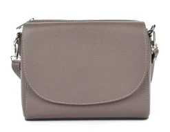 Pronto Moda Borsa a tracolla in pelle 20008 Grigia<Donna Borse A Tracolla