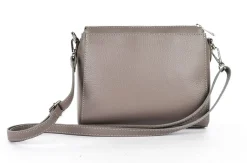 Pronto Moda Borsa a tracolla in pelle 20008 Grigia<Donna Borse A Tracolla