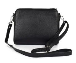 Pronto Moda Borsa a tracolla in pelle 20008 Nera<Donna Borse A Tracolla