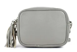 Pronto Moda Borsa a tracolla in pelle 20102 Grigia<Donna Borse A Tracolla