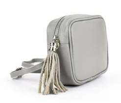 Pronto Moda Borsa a tracolla in pelle 20102 Grigia<Donna Borse A Tracolla