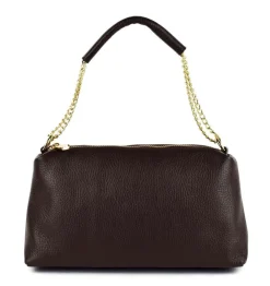 Pronto Moda Borsa a tracolla in pelle 20169 Moro<Donna Borse A Tracolla