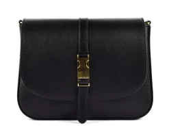 Pronto Moda Borsa a tracolla in pelle BP30 Nera<Donna Borse A Tracolla