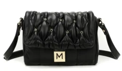 Mimì-Muà Borsa a tracolla trapuntata con strass Nera<Donna Borse A Tracolla