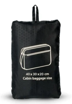 Roncato Borsa cabina pieghevole 9198 nero 40x30x20< Bagaglio 40X20X30|Borse Cabina
